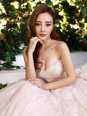 李小璐婚纱照拍摄